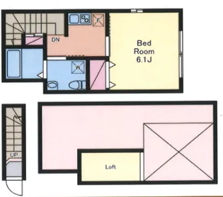 アザーレ・キュリオス新宿区中井202【2階】の間取り