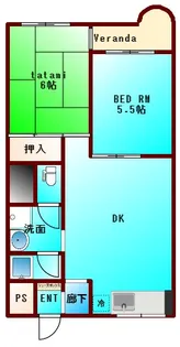 徳島セントポリア【3階】の間取り