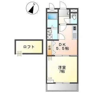 シプレーヌ【2階】の間取り