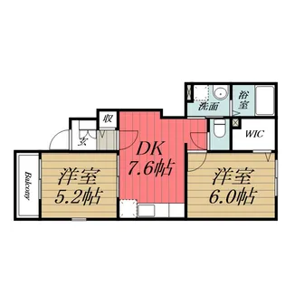 千葉県東金市山口【アパート】の間取り