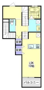 CUORE KANADA II【2階】の間取り