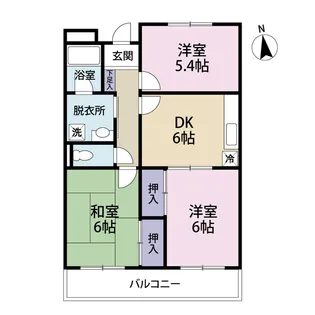アルス桜田【2階】の間取り