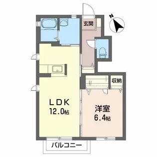 カノン【1階】の間取り