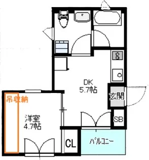 Arte Nishikojiya(アルテニシコウジヤ)【3階】の間取り