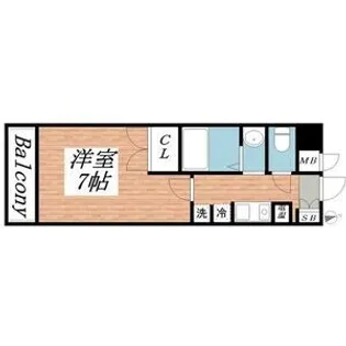 フルール須磨【1階】の間取り