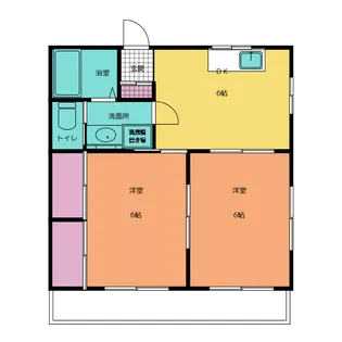 ヒカリコーポ【2階】の間取り