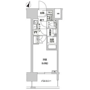 ラクラス幡ヶ谷【4階】の間取り