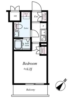 レガリス品川サウス【4階】の間取り