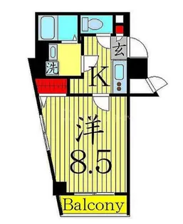 アンベリール墨田【2階】の間取り