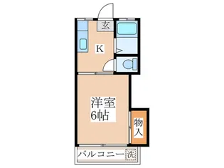 グリ-ンハイツ【1階】の間取り