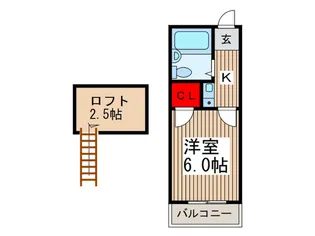 グリ-ンリ-フ【2階】の間取り
