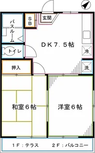 メゾン日吉【2階】の間取り