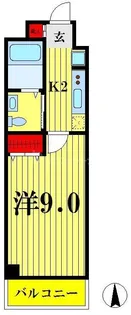 コンフォリア墨田立花【6階】の間取り