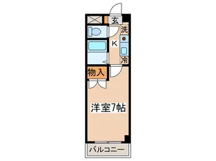 ヒルズL・R【4階】の間取り