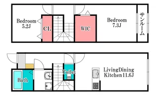 FONTANA高屋の間取り