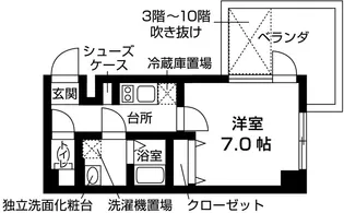 【新築】トレジャーマンションIII【8階】の間取り