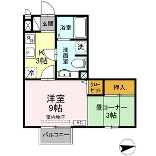 カシオペア【2階】の間取り