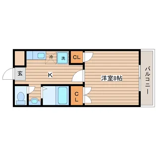 サンパレス小松島【3階】の間取り
