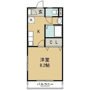 フレグランス沖洲【2階】の間取り