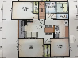 アヴニール向中野I【2階】の間取り