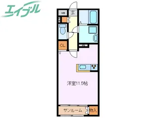 ファイン【2階】の間取り
