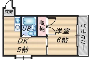 ラフォーレ豊中II【2階】の間取り