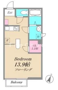 プリエール【2階】の間取り