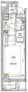 レアライズ錦糸町【4階】の間取り