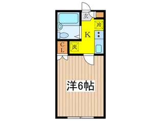 ブランドール吉野【1階】の間取り