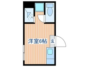 中倉コーポ【4階】の間取り