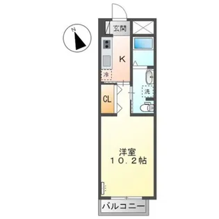 リジエール舟入南【2階】の間取り