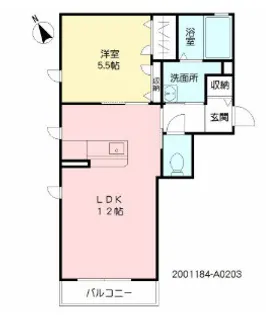 シャーメゾン日ノ出【2階】の間取り