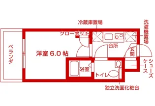 LOC S HIYOSHI【4階】の間取り