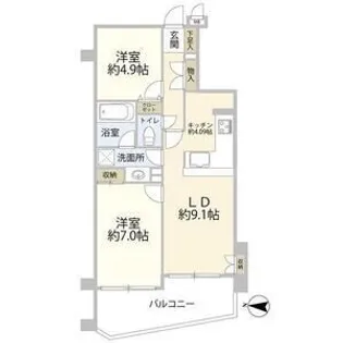 ドメスたまプラーザ【3階】の間取り