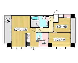 ラ・フルール博多駅南【4階】の間取り