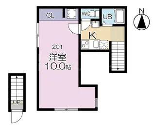 大山フラッグ【2階】の間取り