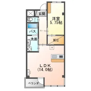 グリーンコート大濠【3階】の間取り