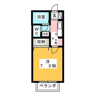 カルム鷺沼【2階】の間取り