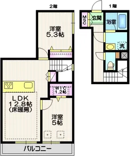N・HAUSの間取り