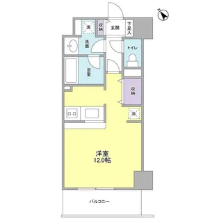 TKフラッツ渋谷【9階】の間取り