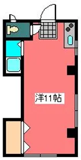 スカイハーツ【1階】の間取り