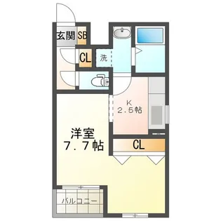 グリーンベルII【3階】の間取り