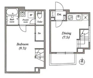 LEGALAND西小山 リーガランド西小山【1階】の間取り