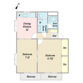 プルミエ【2階】の間取り