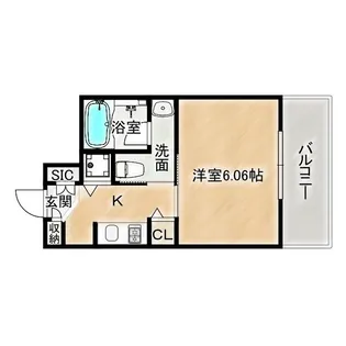 Allier大阪城北【8階】の間取り