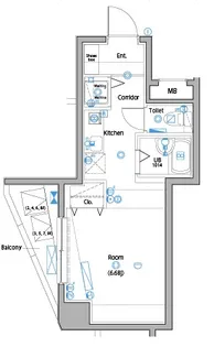 メイクスデザイン秋葉原【2階】の間取り