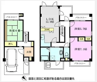 あさかヴィレッジ スクエア棟の間取り