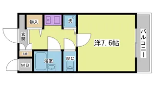 ネオライフ学園緑が丘【3階】の間取り