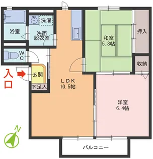 アイリス C棟【1階】の間取り