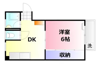 本浦コーポ福島【2階】の間取り